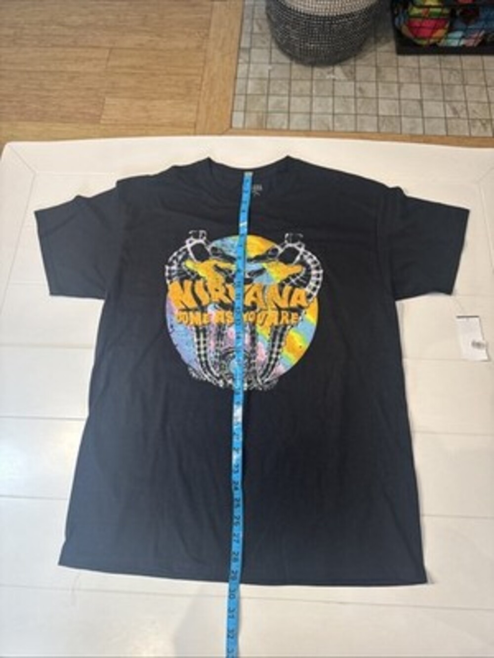 nirvana t shirt women L